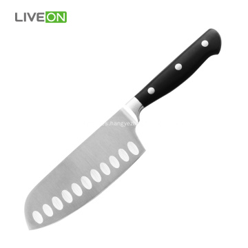 Cuchillo Santoku de hoja de acero 420J2 de 5 pulgadas